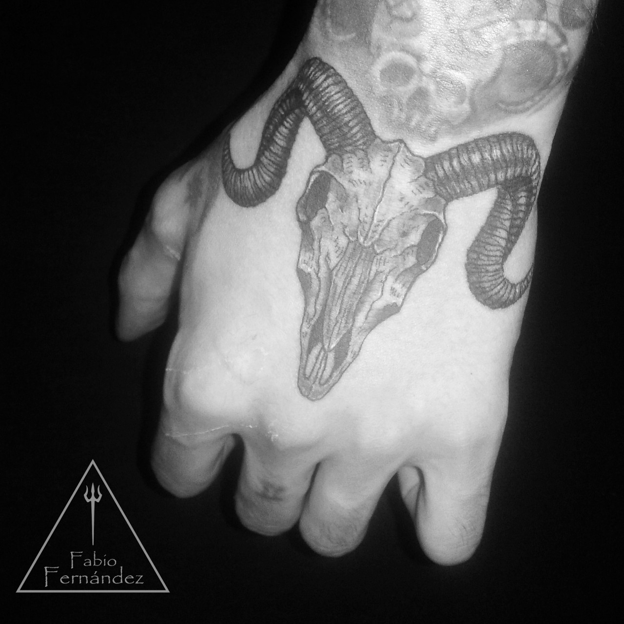 Goat Skull tattoo