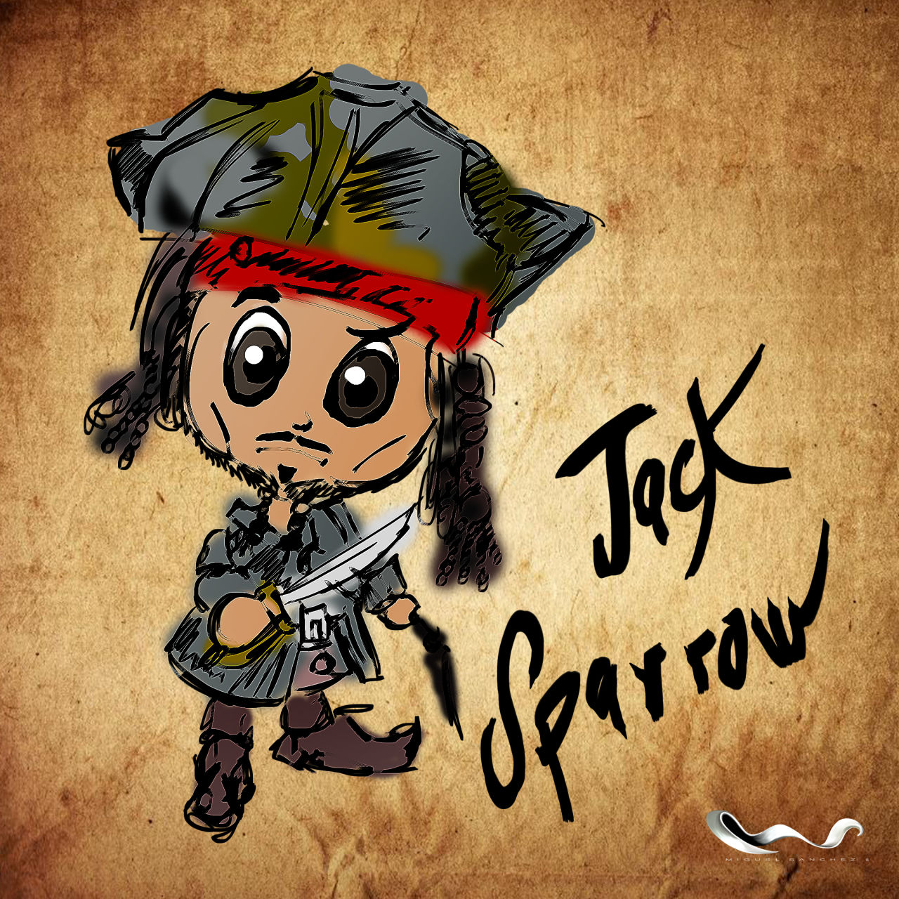 Jack Sparrow Cartoon