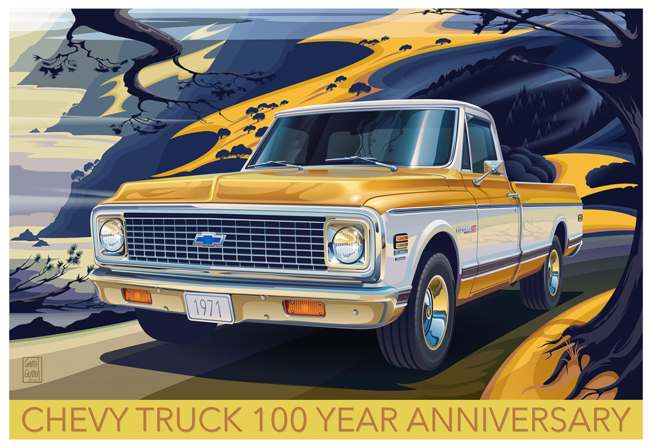 Chevy Truck Centennial 1971 C10 Cheyenne Fleetside