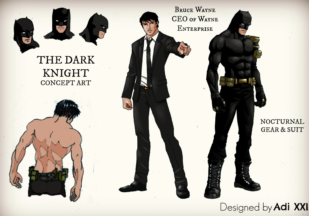 The Dark Knight concept art #DCalternative