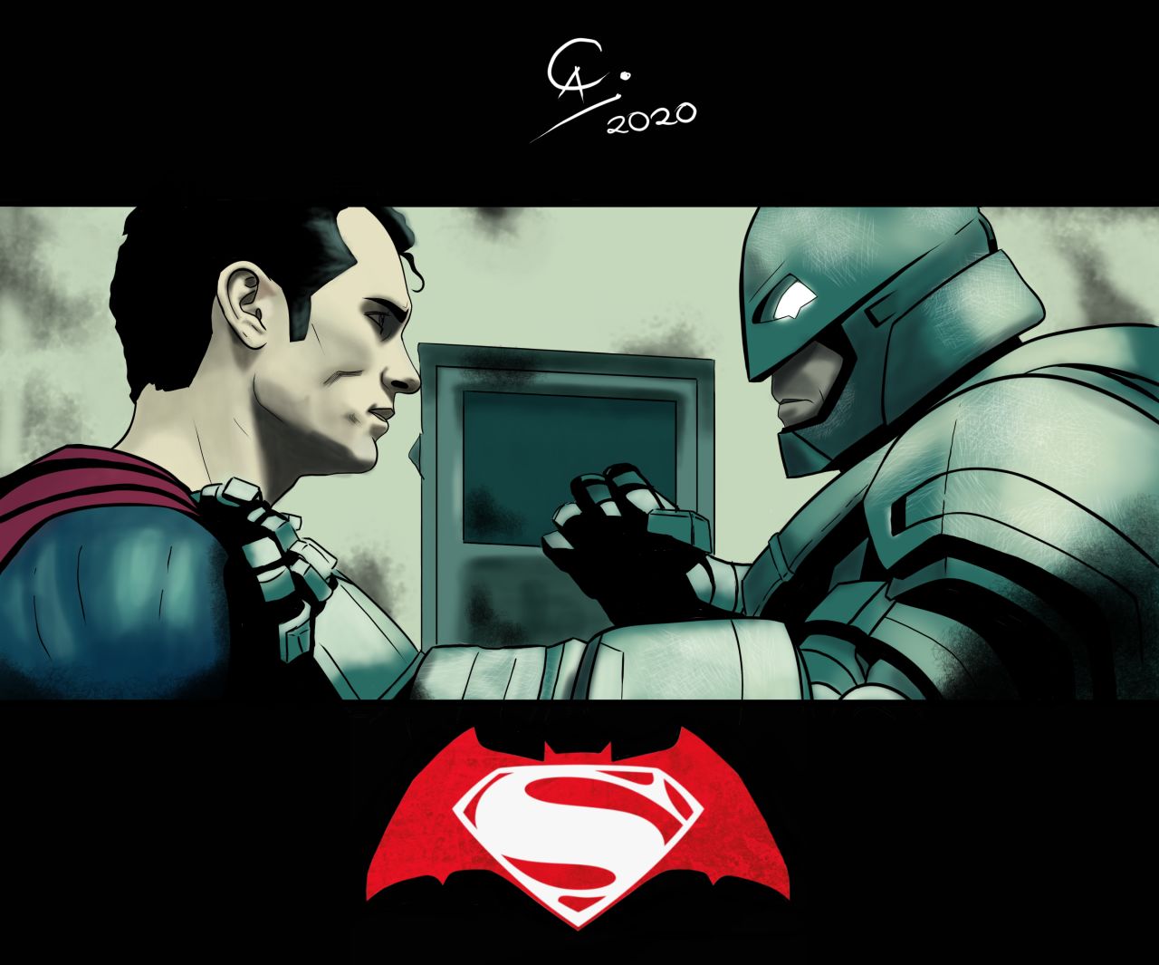 Fan art de la película Batman vs Superman