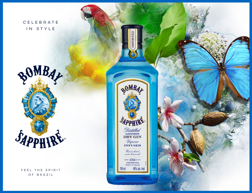 See artwork submitted to Create a piece of art for Bombay Sapphire inspired  by the colors, elements, and sensations of Brazilian summers