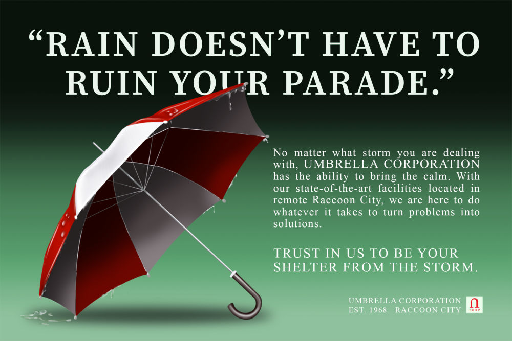 the umbrella corporation font