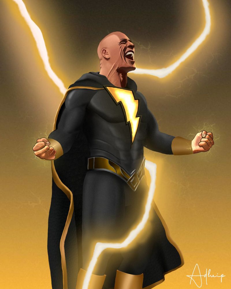 See artwork submitted to Create one-of-a-kind work inspired by Black Adam!