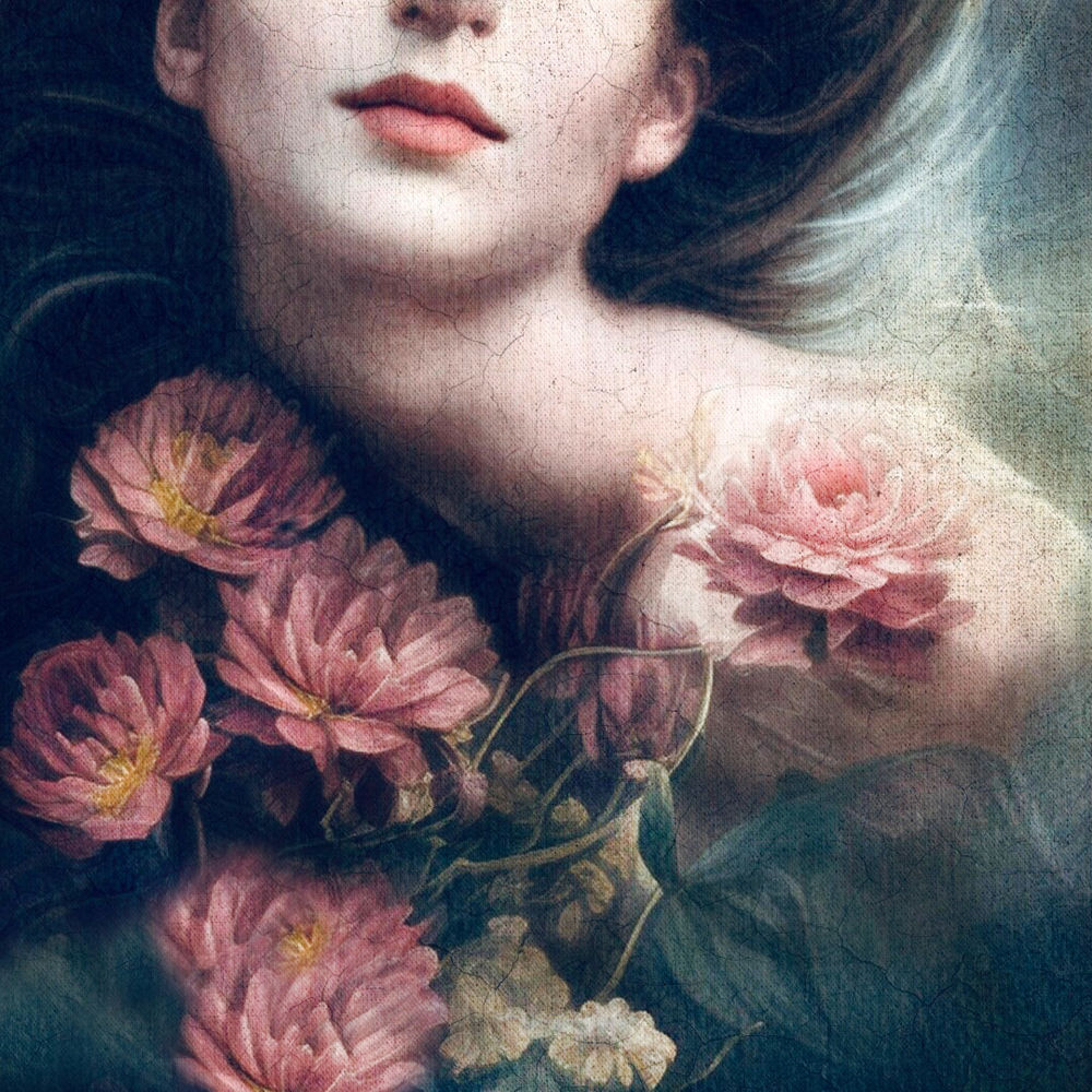 floral portrait