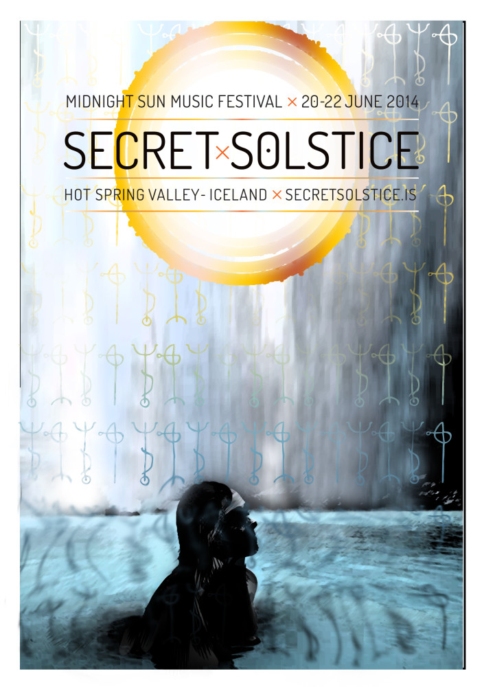 Secret Solstice Music Festival Poster Design
