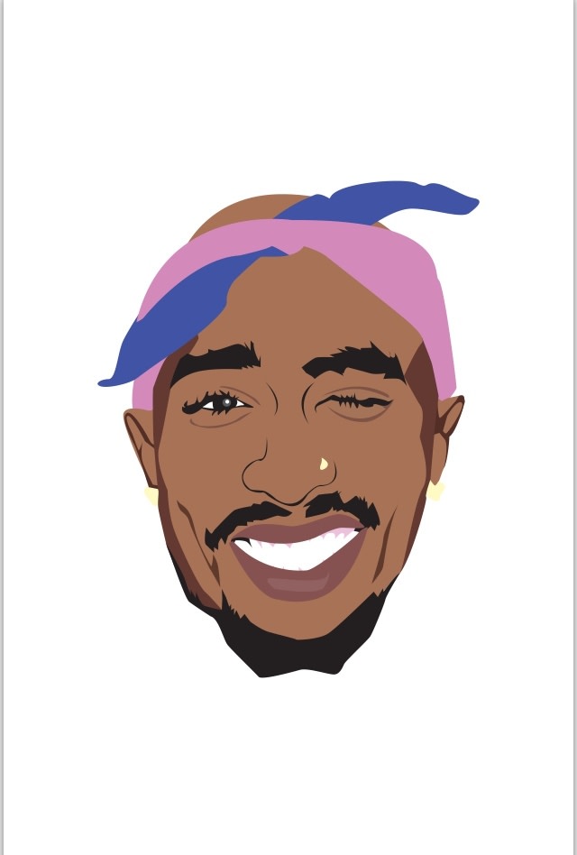 Illustration Tupac Shakur