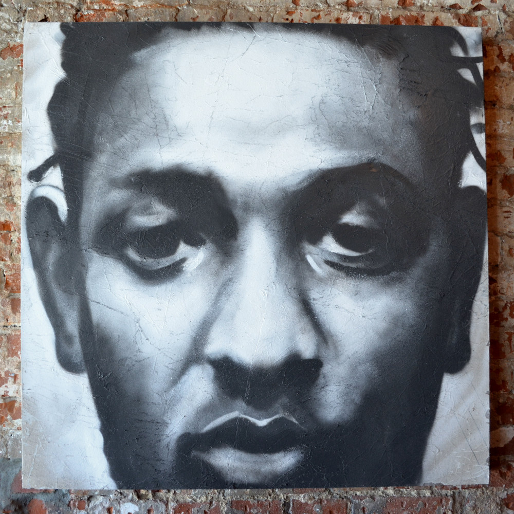 Kendrick Lamar Spray Portrait