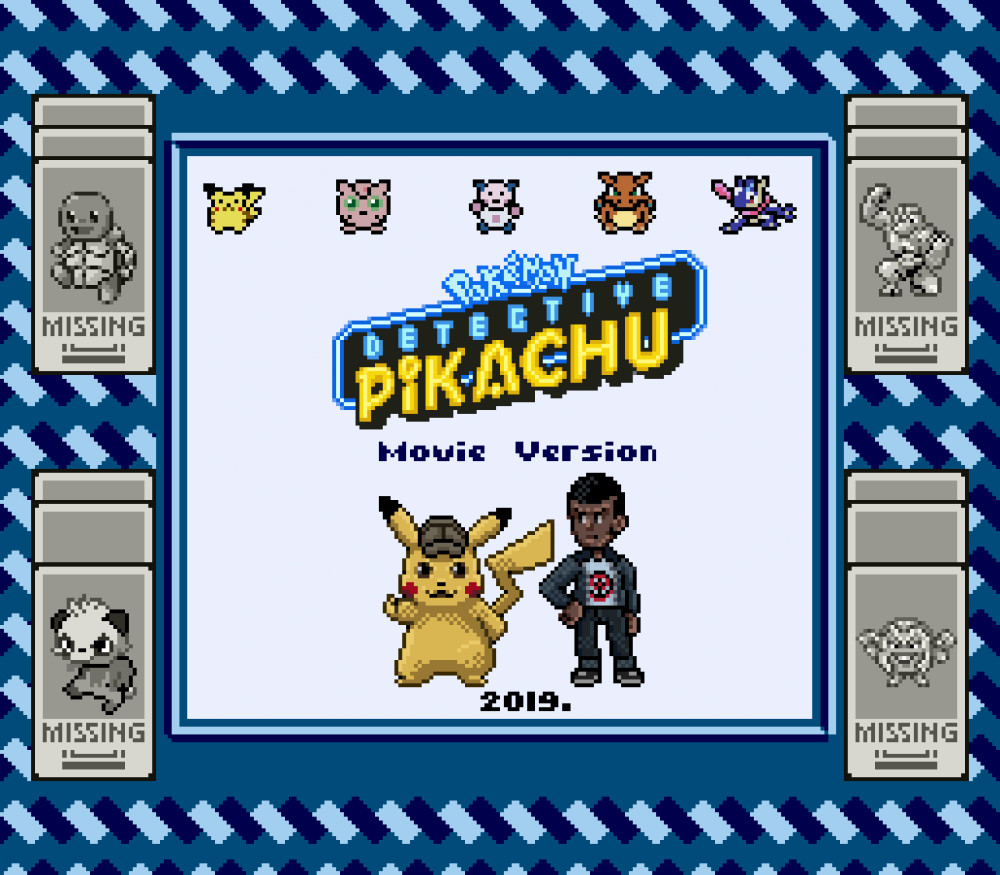 Detective Pikachu Pixel Art