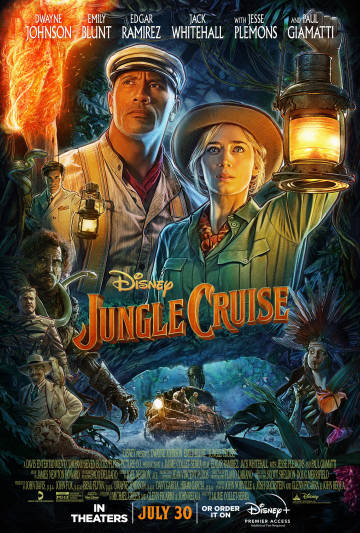 Disney Wonderground Gallery Jungle Cruise Skipper Canvas Print Art New